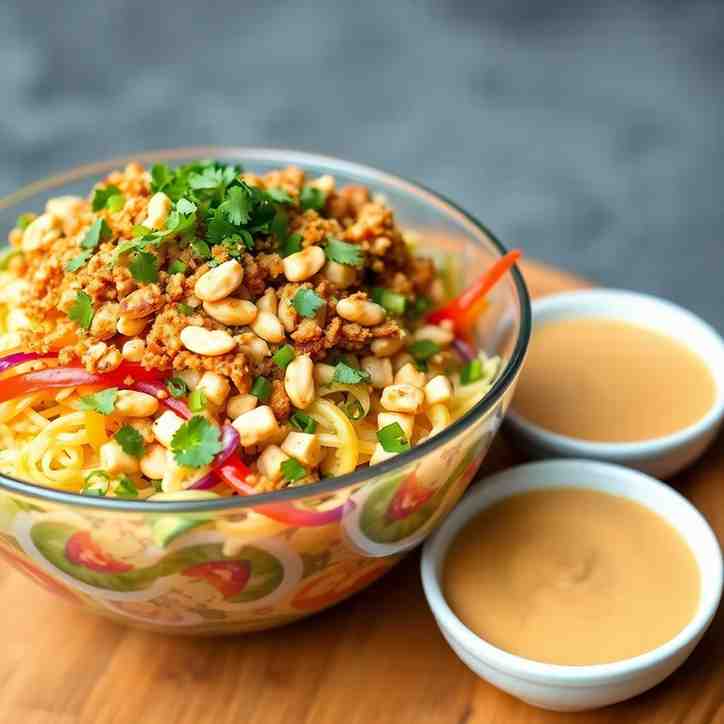 Pecel Salad (Gado Gado Recipe) - Easy Peanut Sauce